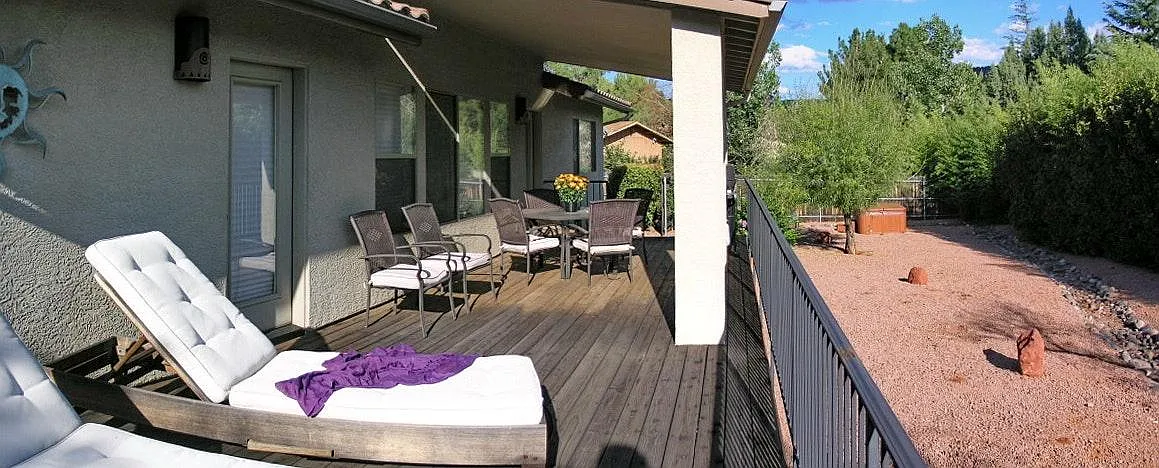 Large Deck on Rear of Home - 224 E Tonto Dr