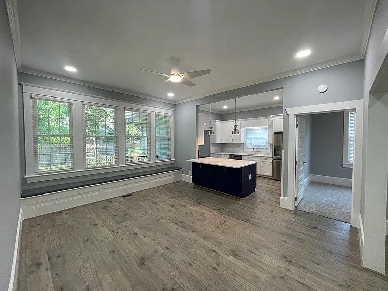 Dining Room towards Kitchen and 3rd Bedroom