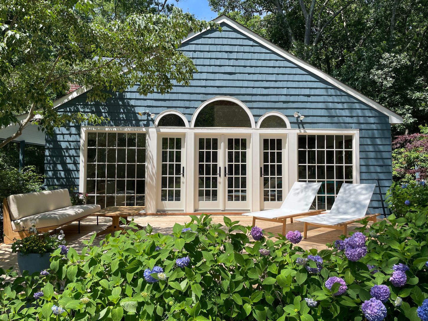  Garden Deck, French Doors Open to Living Room