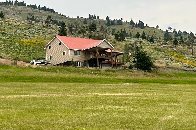 View of home from pond