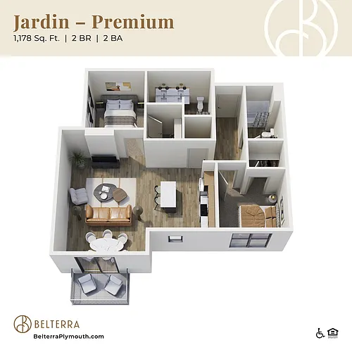 Floor plan Jardin