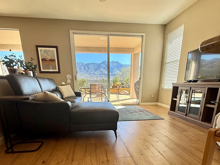 Family room with view
