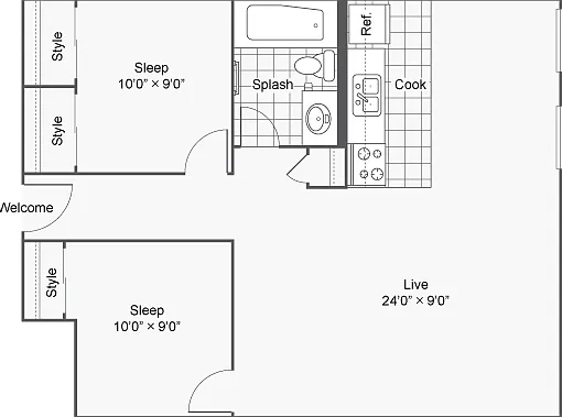 773 sqft 773 sqft