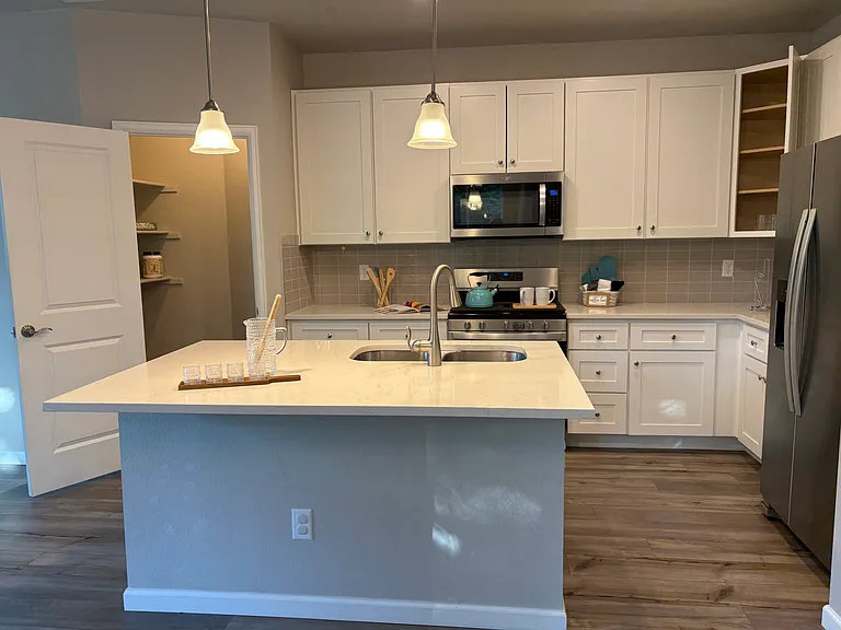 Great chef's kitchen with oversized pantry