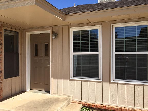 Front door from patio area