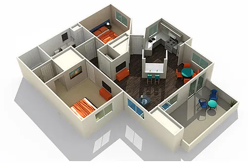 Floor plan Prickly Pear