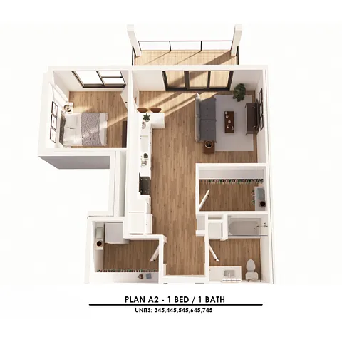 Floor plan A2 0X1