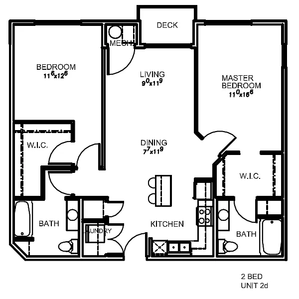 Floor plan B3B