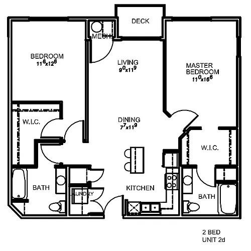 Floor plan B3B