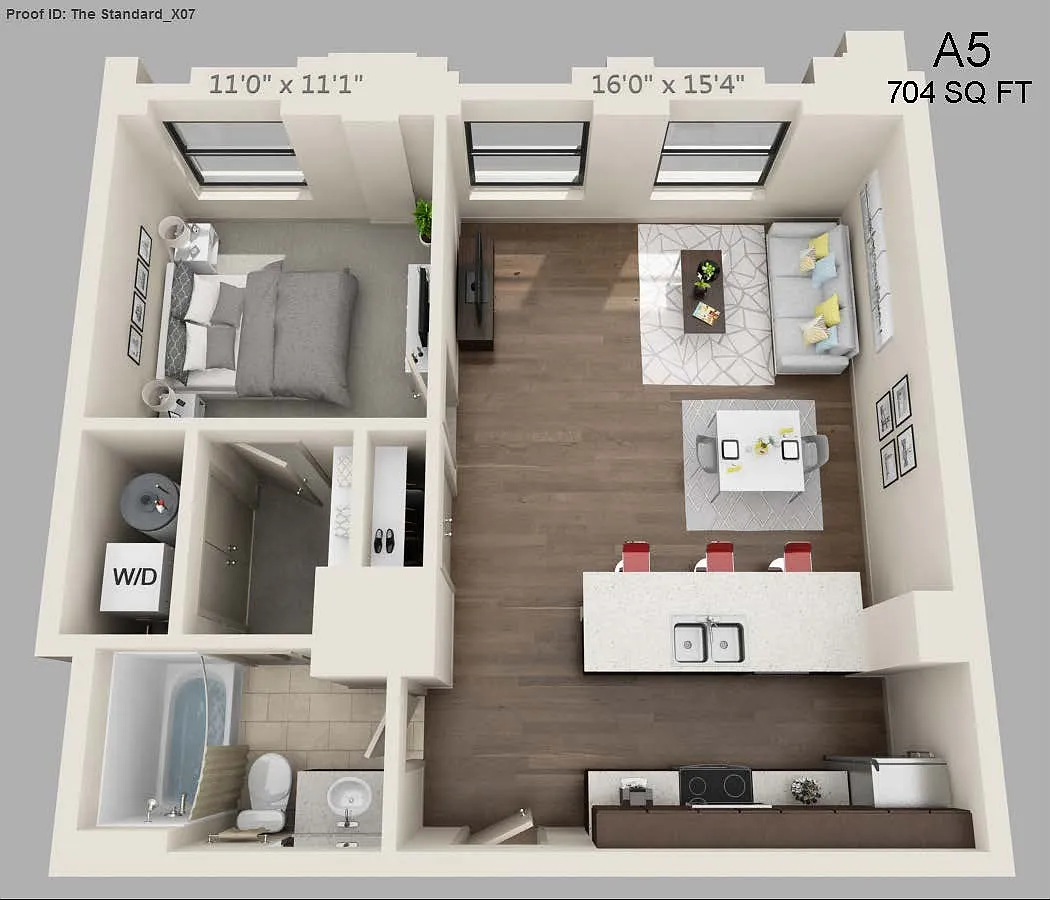 Floor plan 704