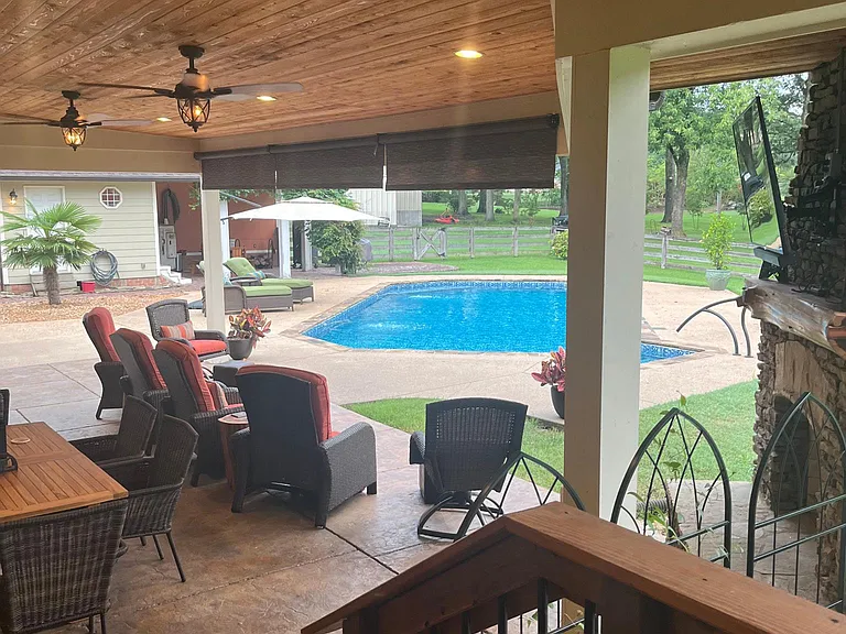 Patio and Pool Area