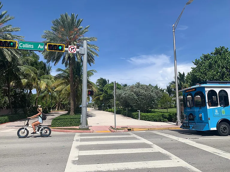 Free Trolley service close by.