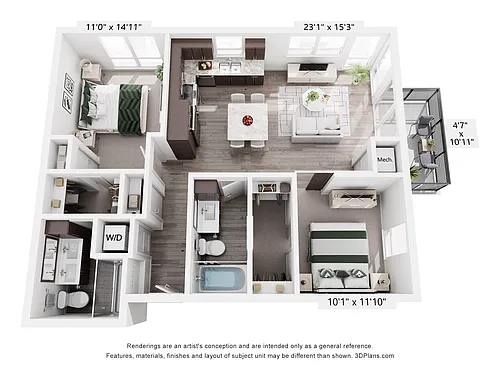 Floor plan Oxford