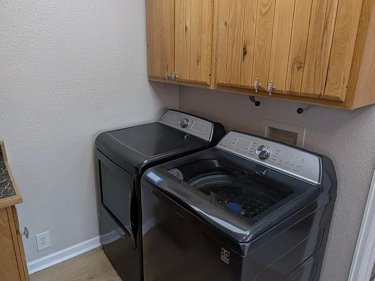 Washer and dryer