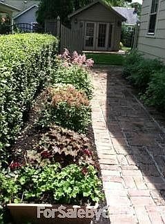 SIDE GARDEN/OLD BRICK WALK