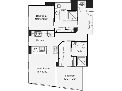 Floor plan B3