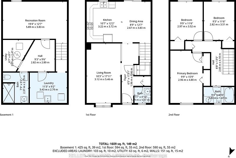 London Townhouse for rent - 3 Bedrooms — photo 33