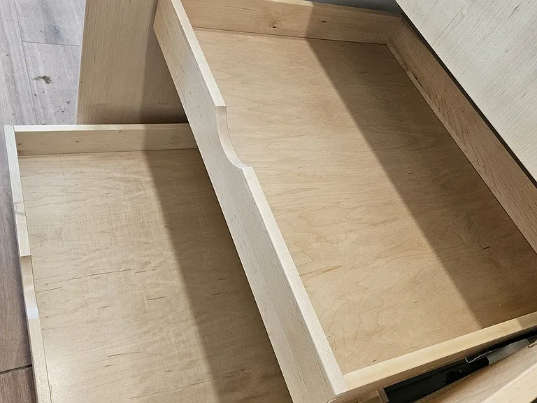 soft-close kitchen drawers perfect for easy access to pans and dishes