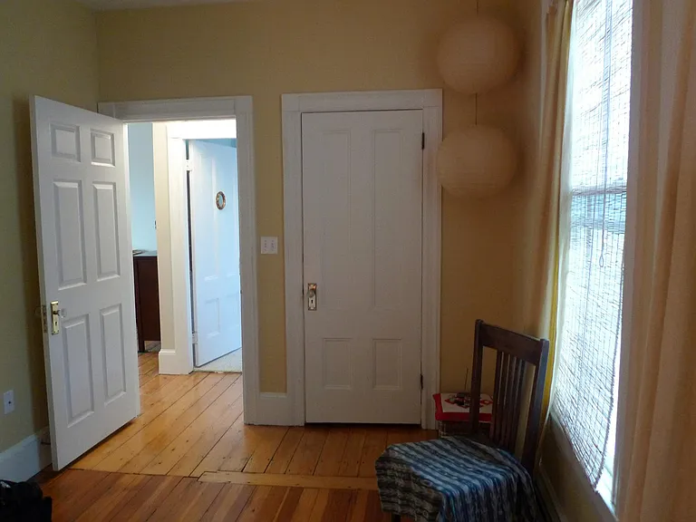 View from bedroom to hallway