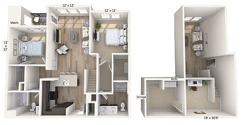 Floor plan b6l-1350sf-black-7309