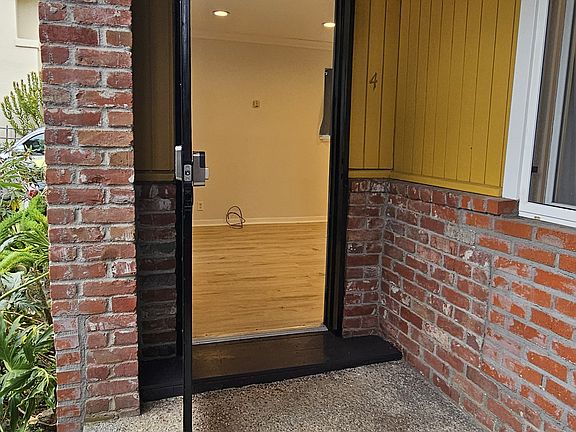 Front door apartment entrance