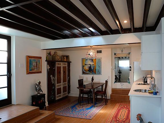 View of entry to studio