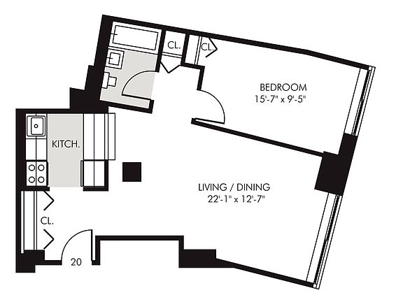 2nd image of 45 Wall St APT 2720