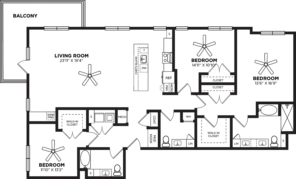 Floor plan C1