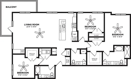 Floor plan C1
