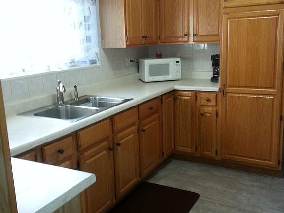 Cabinets include a nice pantry!