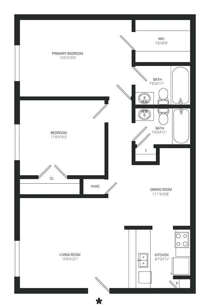 Floor plan Amber