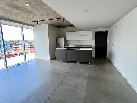 Main living space and kitchen