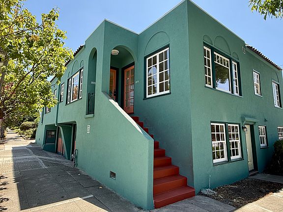 Stairway to front door