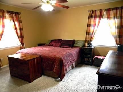 Master Bedroom : Spacious and bright with two windows