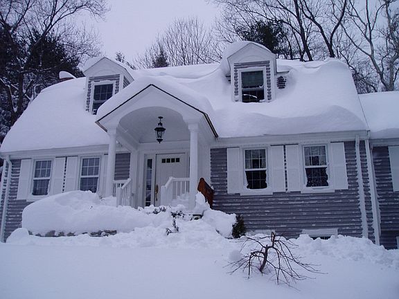 House in snow