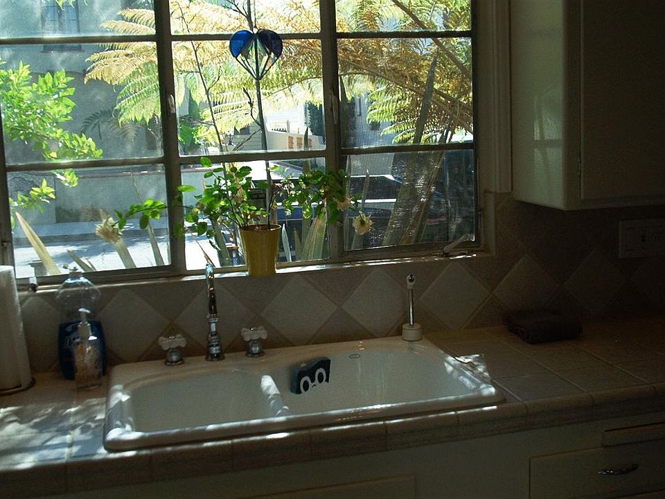 Kitchen window to front yard