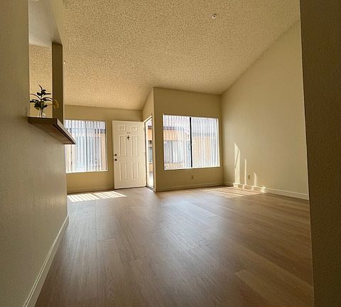 Living Room is Spacious with High Ceilings !