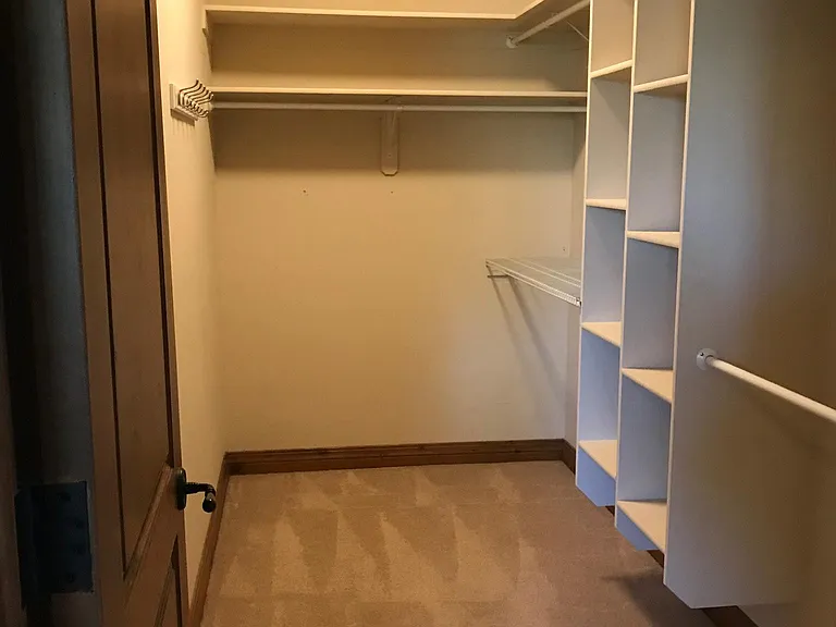 Upstairs Bedroom Walk in closet