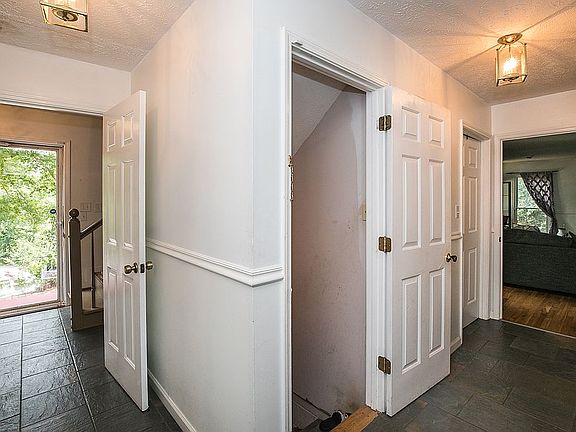 Garage in basement access.