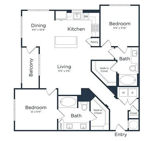 Floor plan B1A