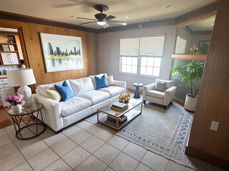 Living Area in Apt 2D