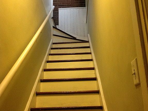 Steps to 3rd floor
