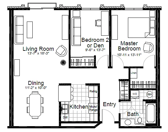 Floor plan Birchwood