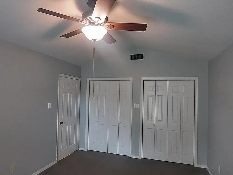 Master Bedroom with 2 closets.