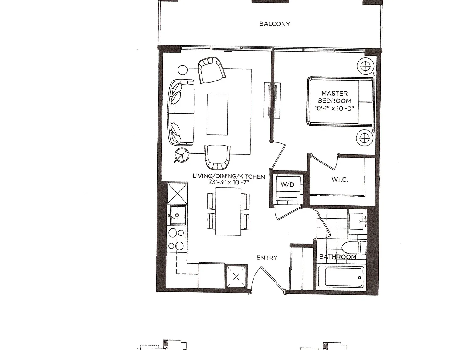 1 bed, $1,950 — Photo 1