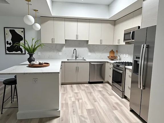 Large bright kitchen