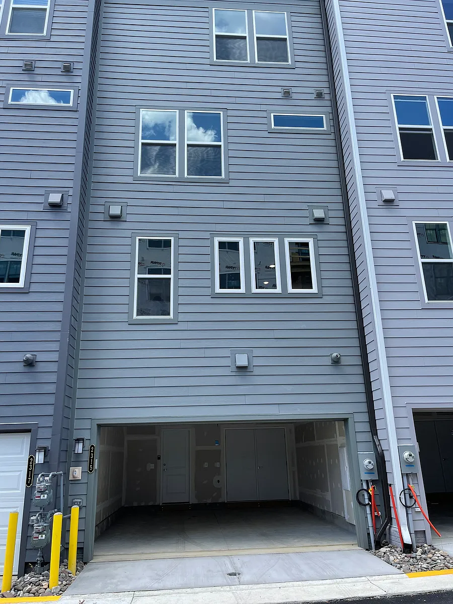 House Rear View & 2 Car Garage - 2315 Lee Farnum St