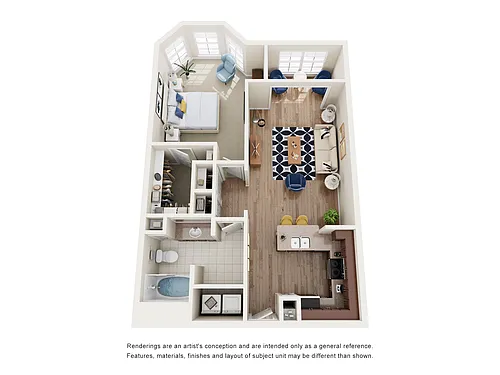 Floor plan 1X1