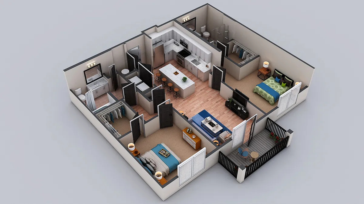 Floor plan B2 - The Clifton