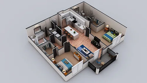 Floor plan B2 - The Clifton